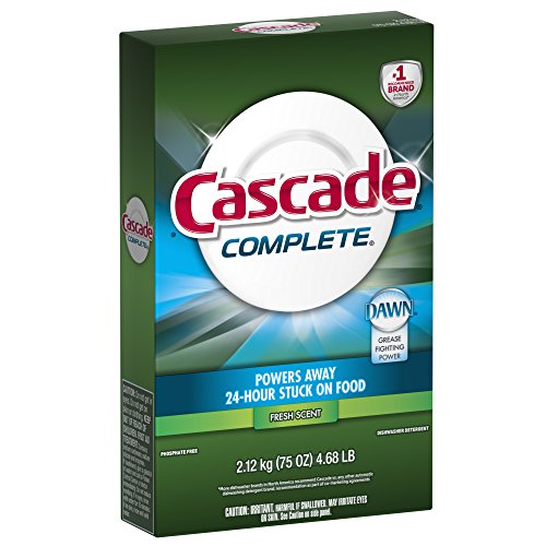 Cascade Complete Powder Dishwasher Detergent, Fresh Scent, 75 Oz Buy