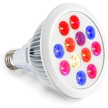 Swiftrans LED Grow Light Bulb, 24w Plant Grow Light with Full Spectrum for Indoor Plants Greenhouse and Hydroponic Growing