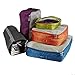 Lug Cargo 5-Piece Packing Kit, Ocean Blue/Plum Purple/Sunset Orange/Grass Green/Grey, One Size