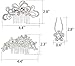 Pack of 2 Bridal Wedding Hair Comb + 20pcs Crystal Pearls Hair Pins Women Hair Side Combs Bridal Head Pin Headpiece