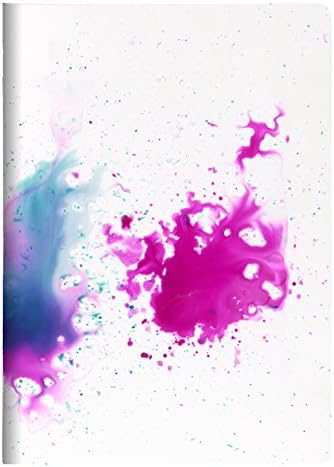 A4 Decorative Notebook - Pink Watercolours Design