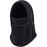 Ackeivto Warm Fleece Balaclava Ski Bike Full Face Mask Neck