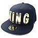 KING HAT IN BLACK