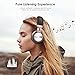 Bluetooth Headphones, MindKoo Bluetooth 4.1 On-Ear Wireless Headphone HiFi Sound with Soft Memory-Protein Cushions, Built-in Mic, Wired and Wireless Mode for iPhone, iPad, Smartphones and Morethumb 1