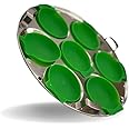 Sud Scrub Premium Silicone Idli I Idly Maker I Idli Liners Original, Green | | Multipurpose- Dhokla Maker | Cupcake I Muffin Maker | Non -Stick | Perfect round shaped Idlis I Food Grade Silicone | BPA Free | Minimum Wastage of Batter | No greasing | Oven, Microwave & Dishwasher Safe(Green, Pack of 1 (7 Pcs))