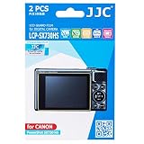 JJC LCP-SX730HS 2PCS Clear LCD Guard PET Film Screen Protector for Canon Powershot SX730 HS, Low Reflection/Anti-Smudge/High Transmission