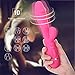 G-Spot Vibrator Rabbit Vibrator Clitoris Vagina 10 Speed Silicone Stimulation Adult Sex Toy for Women (Pink)