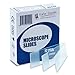 Microscope Slides, Ground Edges, Frosted, 90 Corners, 3x1, Karter Scientific 206B2 (Pack of 72)