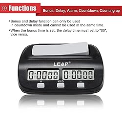 LEAP Chess Clock Digital ChessTimer Professional