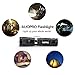 Pack of 4, AUOPRO Mini Pocket Torch Light Zoomable Handheld LED Flashlights with Clip, 3 Modes for Emergency, Camping and EDC