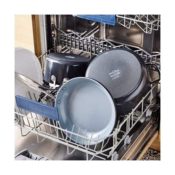 GreenPan-Chefs-Pan-Non-Stick-Toxin-Free-Ceramic-Pot-Induction-Oven-Safe-Cookware-20-cm2-Litre-Grey GreenPan Valencia Pro Hard Anodised Non-Stick 20 cm / 2 Litre Chef's Pan, PFAS-Free, Induction, Dishwasher Safe, Oven…