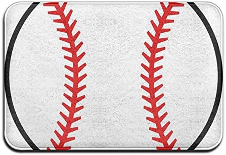 Baseball Softball Washable Durable Point Plastic Anti-slip Base Indoor 15.7'' W?23.6'' L Safety Rectangular Door Mats Door Mat