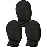 SRLLBBY 3 Pieces Full Face Mask, Stretchy Faceless Cloth Masks, Statue Inflatable Costume Accessory for Adult Men Women