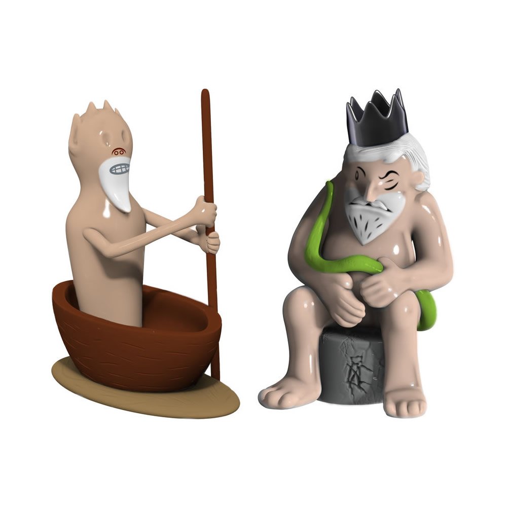 Alessi Caronte E Minosse Statuettes, Multi-Color
