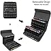 Samaz 80 Slots Marker Carrying Bag Marker Case for Primascolor Marker and Copic Marker (Rose Red)