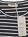 Timeson Women's Basic Round Neck Short Sleeve Striped Loose T-shirt Dress