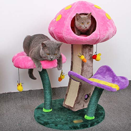creative cat scratching post