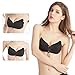 Rain Lotus Sticky Strapless Push Up Bras For Women, Invisible Women's Backless Self Adhesive Silicone Bra