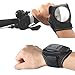 Wisamic Cycling Bicycle Bike Rear View Mirror Wrist Guards Wristbands Back Mirror Black