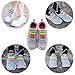 LattoGe No Tie Shoelaces for Kids and Adults - Slip On Tieless Lace Waterproof Silicone Flat Elastic Shoe Laces Strings for Athletic Running Sneakers Boots Board and Casual Shoes