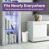 TATAY Bath Bucket 6L Polypropylene White with Tilting Lid view 3