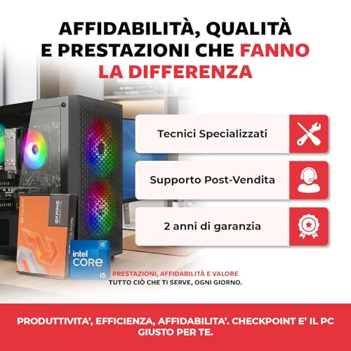 i5 Desktop PC Computer Up to 3.8GHz | RAM 16GB | SSD 500GB | GT 730 4GB | USB WiFi | Windows 11 Pro Pre-Installed | Tower Home Office Work | Checkpoint