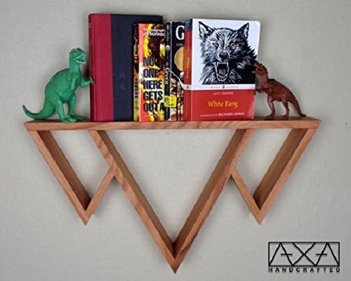 SINGLE Solid wood Three Mountains Triangle Display Shelf