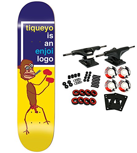 Enjoi Skateboard Complete TIQUEYO 8.25" Resin 7