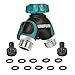 UNIFUN Hose Splitter, Way Water Splitter, Metal Body with 10 Free Washers and Free Garden Hose Connector (2 Way)