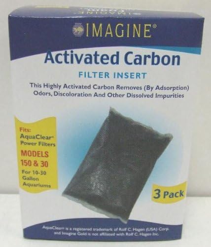 Imagine Gold Llc AIM71382 Aquaclear 30 Aquacleartive Carbon, 3-Pack