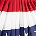 Valley Forge American Fan Flag 1.5' x 3' Polycotton Sentinel 100% Made in U.S.A. Stars and Stripes Bunting Canvas Header Brass Grommets 2-Pack Model PMF-2-T
