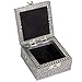 Cottage Garden I Love You to the Moon Silver Tone Metal Jewelry Keepsake Box