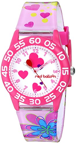 Red Balloon Kids' W001471 Plastic Watch, Plastic Strap, Analog Display Analog Quartz Multi-Color Watch