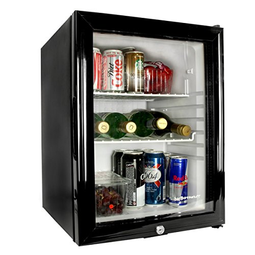 bardrinkstuff Frostbite Glass Door Mini Bar 35ltr Counter Top Fridge