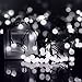 Binval Solar Globe String Lights for Outdoor,Patio,Lawn,Landscape,Garden,Home,Wedding,Holiday and Christmas Decorations[50LED-White]