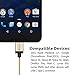 Type C Cable, iOrange-E USB C to USB 3.3Ft Braided Cable for Samsung Galaxy S8, OnePlus 2, Nexus 6P, 5X, LG G5, Lumia 950, Nokia N1, Nintendo Switch and Other USB Type C Devices, Gold