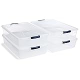 Rubbermaid Cleverstore 42 Quart Stackable Plastic