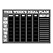 Chart and Soul Magnetic Meal Planning Calendar and Grocery List Chalkboard - Large 16