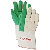 MAGID G299KGT Heater Beater 5 Gauntlet Cuff Hot Mill Gloves, Men's (Fits Large), Green (12 Pairs)