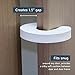 Finger Pinch Guard Door Stopper - 6 pack. Protect Child Fingers with Soft Durable Safety Foam Guard. Baby Proof Doors, Draft Stop Cushion, Slam Bumper. Prevent Kids & Pets from Getting Locked in Room!