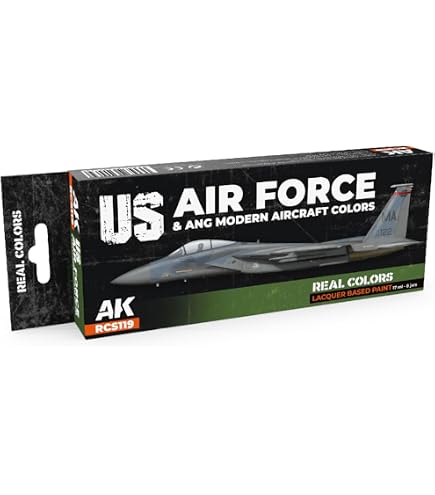 AK Acrylics 3Gen – Set De Peintures AIRCRAFT AK11737 – Couleurs IJN WWII – 8 Flacons De 17 Ml – Pour Maquettes D'avions