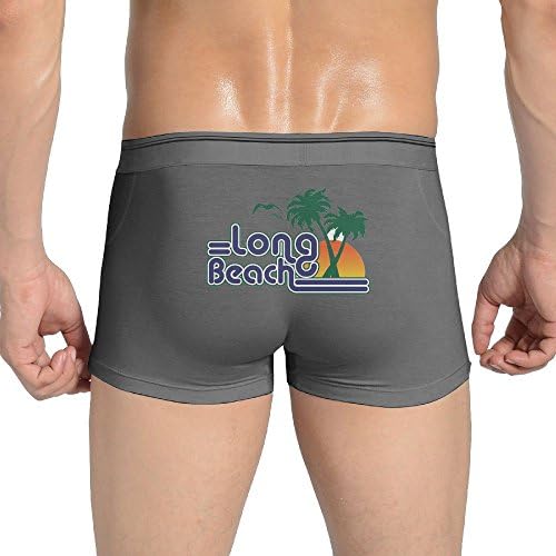 Mkajkkok Long Beach Men's Underwear Cotton Stretch Panties Underwear.