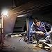 Tacklife 10000 Lumen Tripod LED Work Light with Two-Head Total 100W Work Lights, Metal Telescopic Tripod Stand, Rotating Waterproof Lamps and 16.5 Ft AC Power Cord