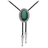 Bolo Tie with Natural Stone for Men Vintage