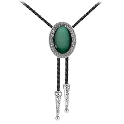 Bolo Tie with Natural Stone for Men Vintage