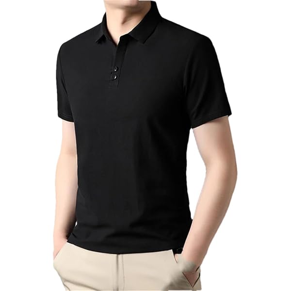Amazon.com: Silky Summer Mens Designer Polo Shirts Short