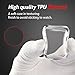 Smiling Sliver Case for Apple Watch 3 with Buit in TPU Screen Protector All-Around Protective Case High Definition Clear Ultra-Thin Cover for Apple Watch 42mm Series 3 and Series 2 (Silver, 42mm)