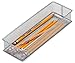 YBM HOME Silver Mesh Drawer Cabinet and or Shelf Organizer Bins, School Supply Holder Office Desktop Organizer Basket (1, 3x9x2 Inch)