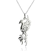 FashionJunkie4Life Sterling Silver Bird Pendant Necklaces for Women