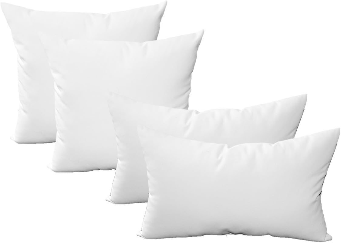 Amazon Com Resort Spa Home Sunbrella Canvas White Set Of 4